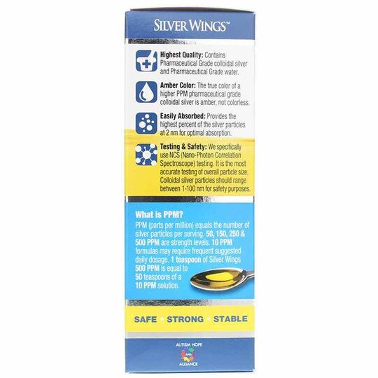 Colloidal Silver 500 PPM, NPSW